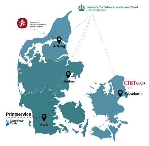 Fødevarestyrelsen og ClearView Trade i Danmark